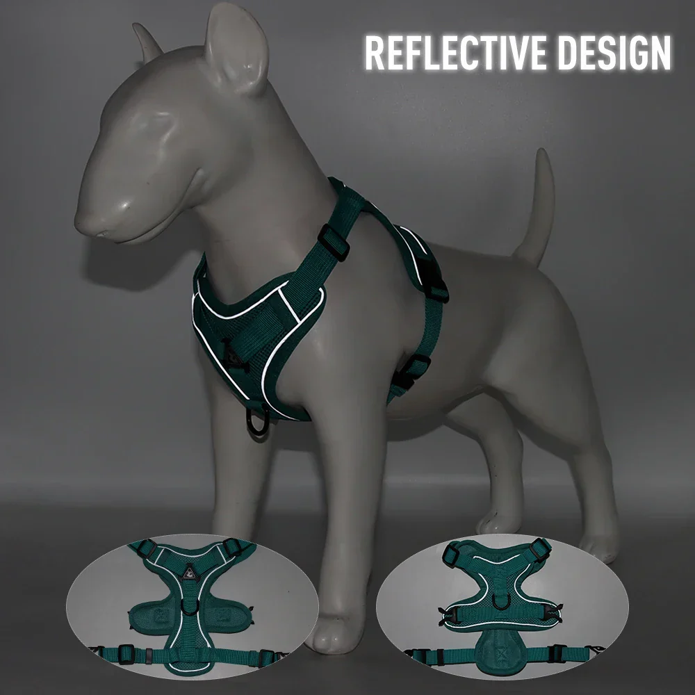 PawSecure | Veilig en Comfortabel Buitenharnas voor Honden en Katten | Reflecterend en Ademend Mesh | Verschillende Maten en Kleuren - Image 4