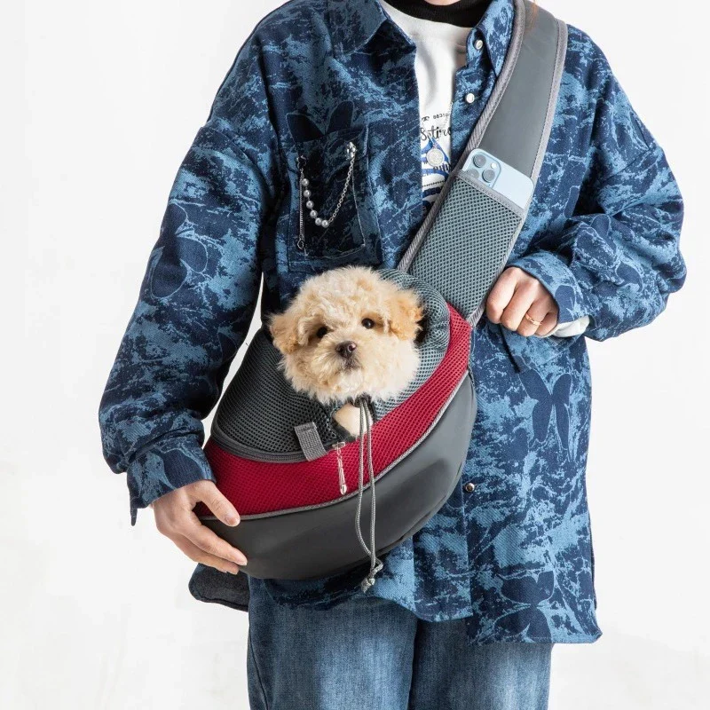 Ademende Draagrugzak voor Kleine Huisdieren | Comfortabele Schouderdraagtas met Mesh & Zachte Binnenkant | Beschikbaar in Meerdere Kleuren en Maten - Image 3