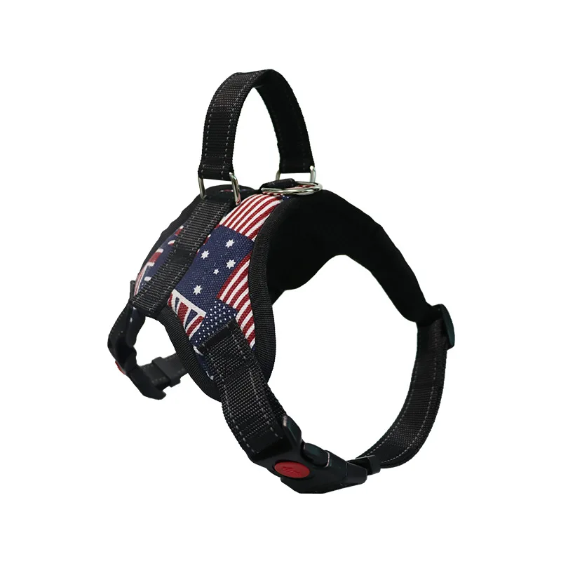 Hondenharnas Verstelbaar | Nylon Reflecterend | Geschikt voor Alle Honden | 150cm Sterke Riem | Zwart Rood Camouflage Luipaard | Alle Seizoenen Draagcomfort | Duurzaam en Veilig - Image 10
