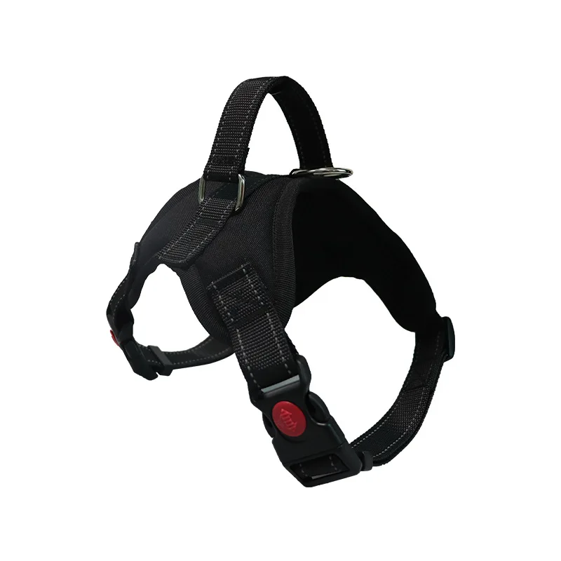 Hondenharnas Verstelbaar | Nylon Reflecterend | Geschikt voor Alle Honden | 150cm Sterke Riem | Zwart Rood Camouflage Luipaard | Alle Seizoenen Draagcomfort | Duurzaam en Veilig - Image 16