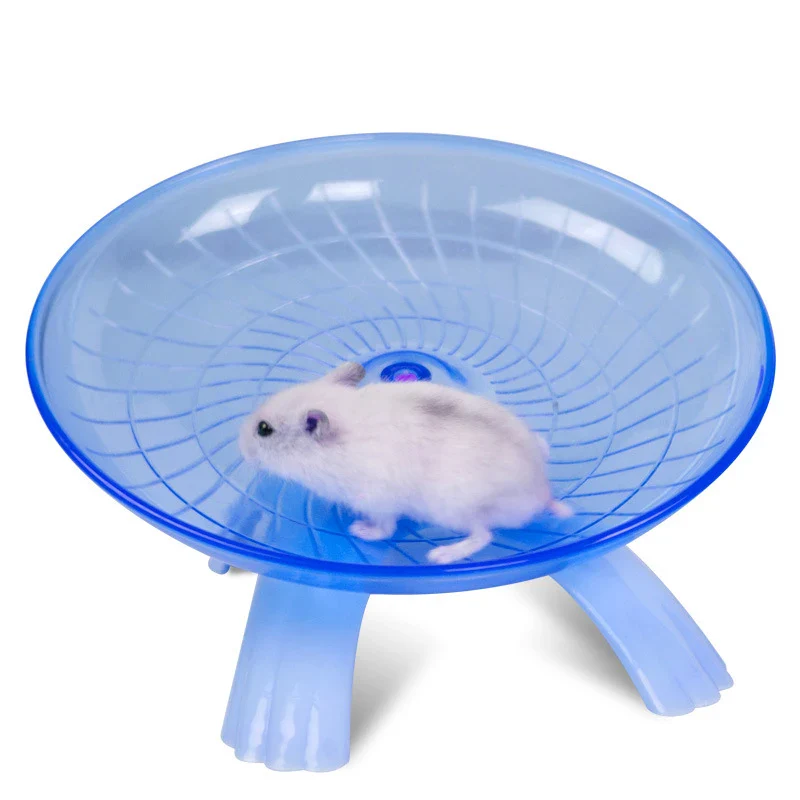 Draaischijf Hamsterwiel Geluidloos | Kunststof Speelgoed | Stalen As Hamstermolen | Kleine Dieren Accessoires | NoEnName_Null