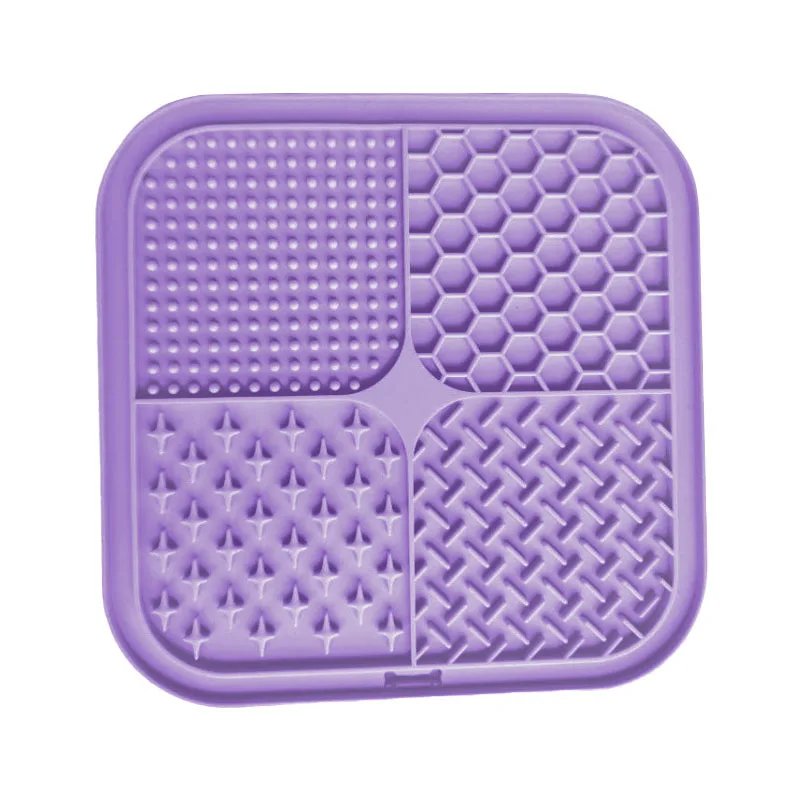 Siliconen Likmat voor Huisdieren | 20x20 cm | Trage Voeding en Spijsvertering Verbetering | Veilig en Schoon | Beschikbaar in Drie Kleuren - Image 4