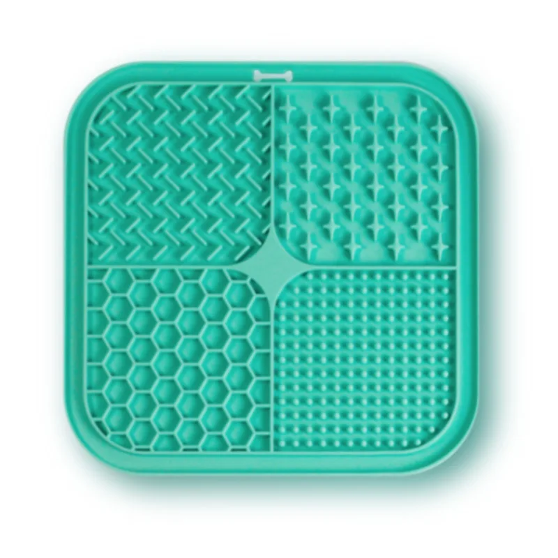 Siliconen Likmat voor Huisdieren | 20x20 cm | Trage Voeding en Spijsvertering Verbetering | Veilig en Schoon | Beschikbaar in Drie Kleuren - Image 5