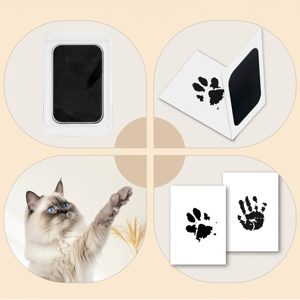 Pootafdruk Set Dieren | Inktpad en Afdrukkaarten | Geschikt voor Halloween | Baby Geschenk | Kerstcadeau - Image 4