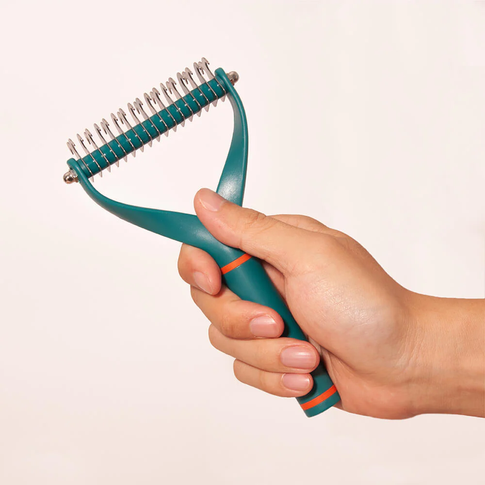 Pet Safe Ontwarrende Kam met Dubbele Bladen voor Klitvrije Hondenvacht | Ergonomische Handvat | Voor Zachte Massage - Image 8