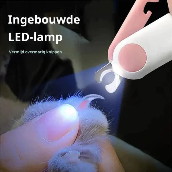 PetCare nagelknipper voor huisdieren met LED-licht | Veilig en nauwkeurig nagels knippen voor hond en kat | Comfortabele grip | Roestvrijstalen bladen - Image 6