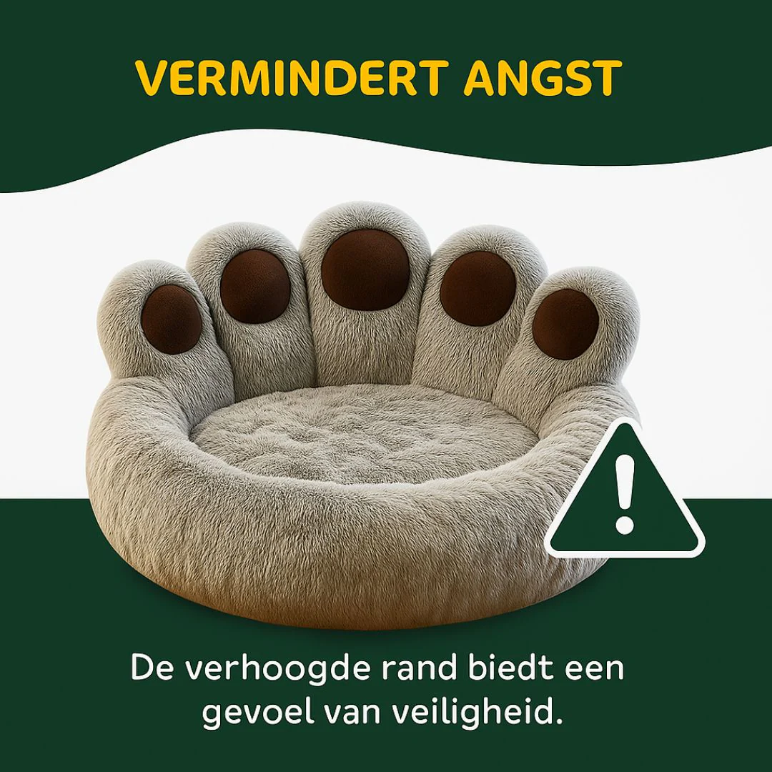 PetDream Huisdierenbed | Zacht Imiatiebont | Kalmerend en Orthopedisch | Waterbestendige Bodem | Gemakkelijk te Reinigen - Image 2