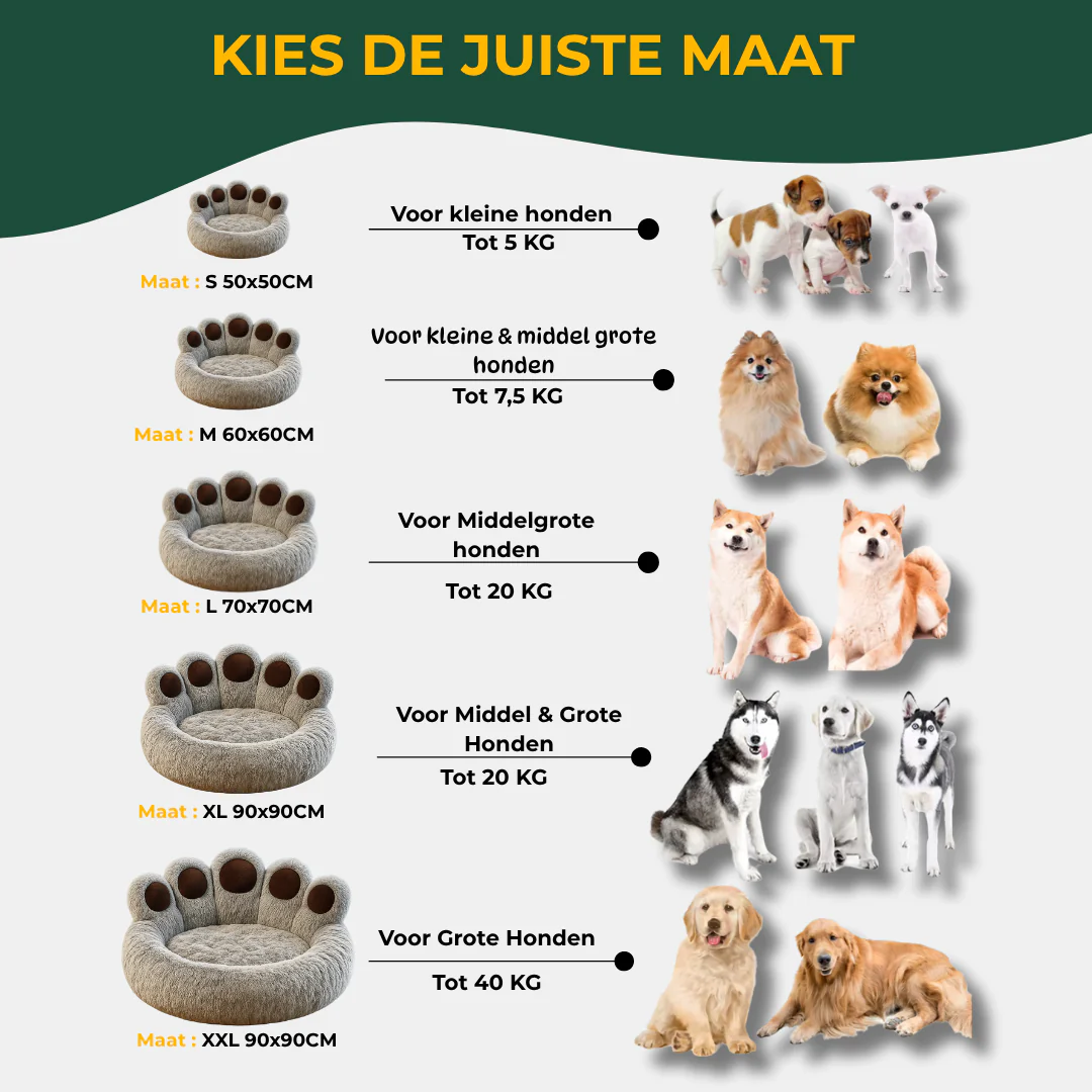 PetDream Huisdierenbed | Zacht Imiatiebont | Kalmerend en Orthopedisch | Waterbestendige Bodem | Gemakkelijk te Reinigen - Image 3