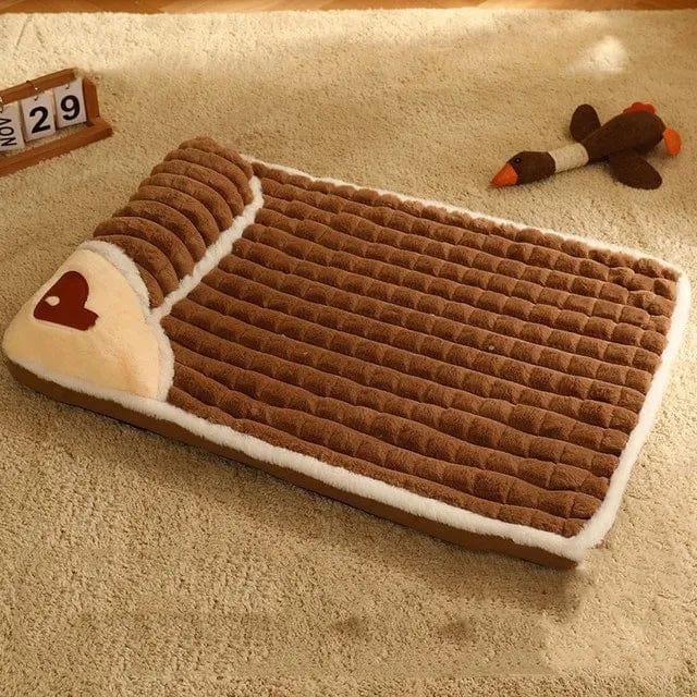 PetEase hondenbed voor kleine en middelgrote honden | Wasbaar en afneembaar | Zacht imitatiebont | Vier seizoenen comfortabel | Geruit design | Afmetingen 50x45 60x40 75x45 100x70 cm - Image 10