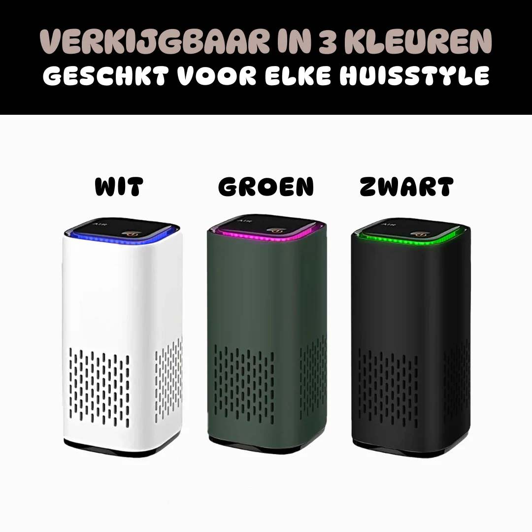 PetFresh™ Luchtreiniger | Tegen Huisdierlucht Katten Honden | Stil LED Verlichting | Automatische Uitschakeling - Image 5