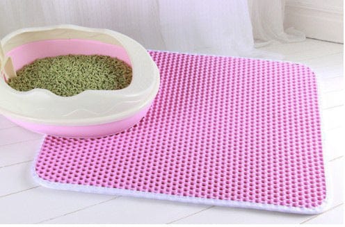 PetPurity Honingraat Kattenbakmat | Antislip EVA mat voor kattenbak | Vangt kattenbakvulling op | Waterdicht | Makkelijk schoon te maken | Diverse maten en en - Image 7