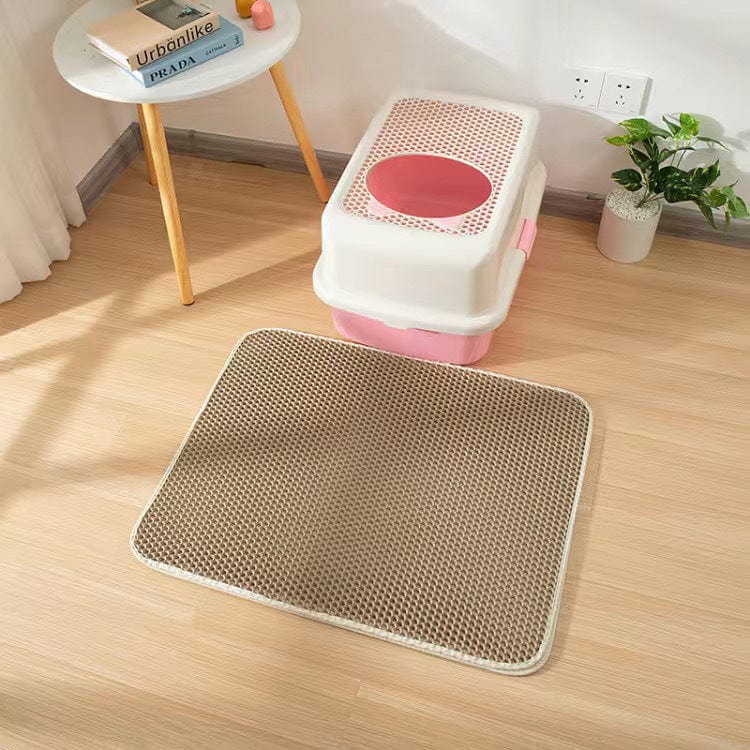 PetPurity Honingraat Kattenbakmat | Antislip EVA mat voor kattenbak | Vangt kattenbakvulling op | Waterdicht | Makkelijk schoon te maken | Diverse maten en en - Image 9