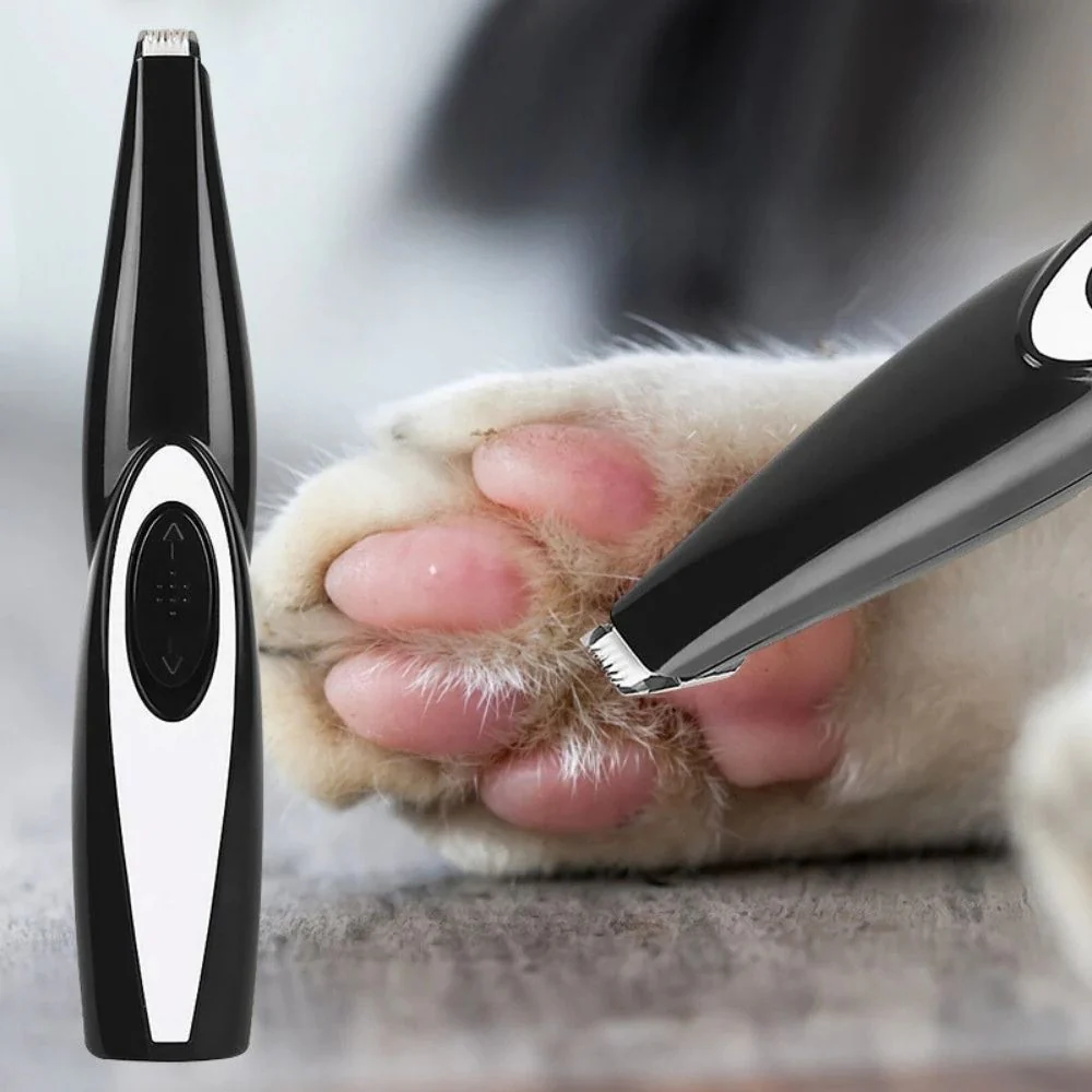 Fluisterstille Huisdier Precisietrimmer | Ergonomisch Ontwerp | Veiligheidsmes | Geruisloze Ervaring | Perfecte Verzorging voor Katten en Honden | Behoud Glanzende Vacht | Eenvoudig in Gebruik | Comfortabele Trimsessie