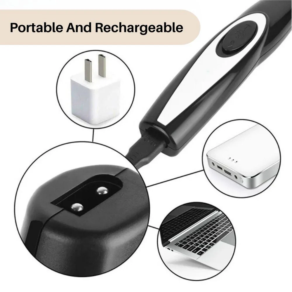 Fluisterstille Huisdier Precisietrimmer | Ergonomisch Ontwerp | Veiligheidsmes | Geruisloze Ervaring | Perfecte Verzorging voor Katten en Honden | Behoud Glanzende Vacht | Eenvoudig in Gebruik | Comfortabele Trimsessie - Image 8