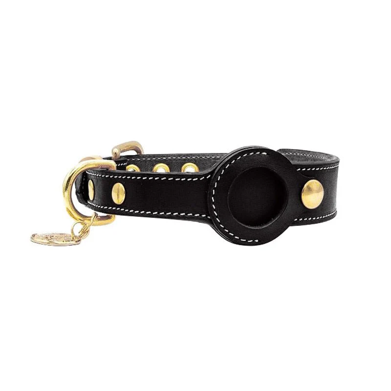 Premium AirTag Lederhalsband voor Honden - Waterdicht, Verstelbaar en Veilig - Image 6