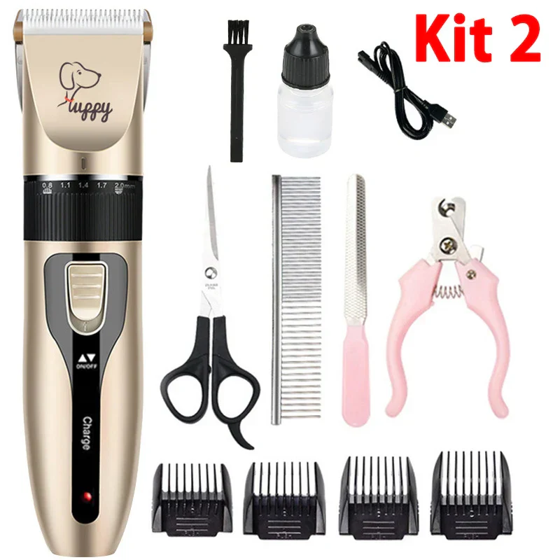Oplaadbare Professionele Trimmer voor Huisdieren | Geschikt voor Katten en Honden | 5 Snelheden, Keramische Mes, Ultra Stil - Image 8