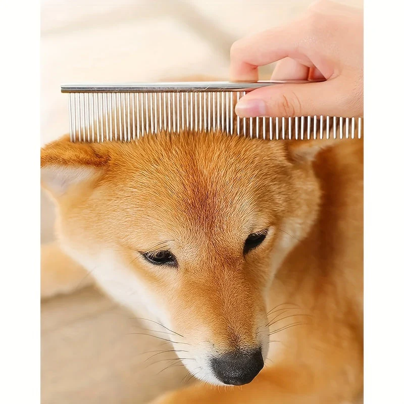 Verzorgingsset huisdieren | 2 roestvrijstalen scharen met ronde punten | Kam inbegrepen | Voor honden en katten | Inclusief opbergetui | Vachtverzorging veilig en eenvoudig - Image 9