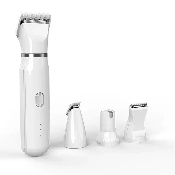 PurrfectTrim huisdier trimset | 4-in-1 stille verzorgingsset | Vachttrimmer en nagelvijl voor hond en kat | Drie verwisselbare trimkoppen | Veilig en geschikt voor alle vachtsoorten - Image 7
