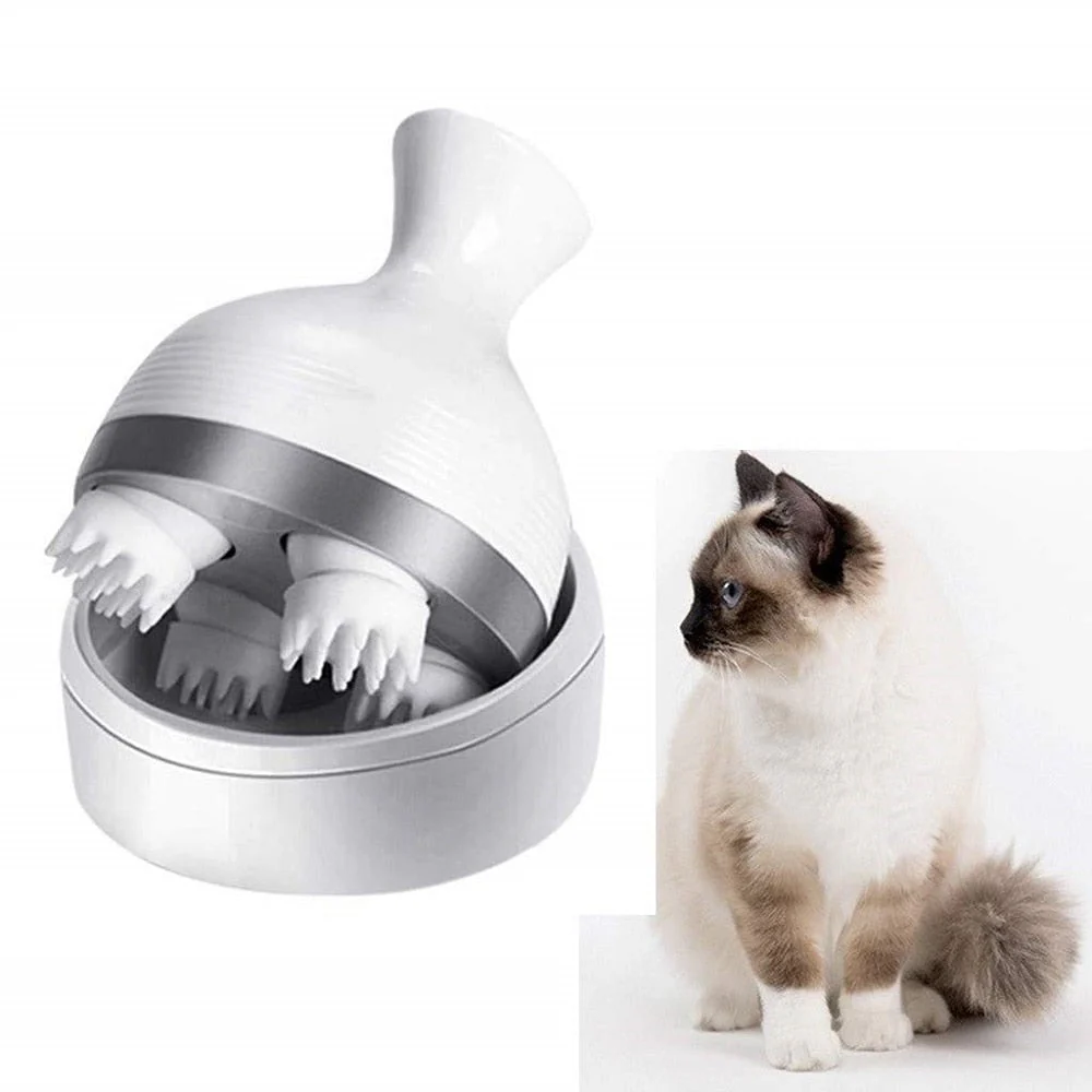 PurrRelax kattenmasseur | 76 massagepunten | Stressverlichting en ontspanning | Draagbaar en USB-oplaadbaar | Geschikt voor katten welzijn - Image 5