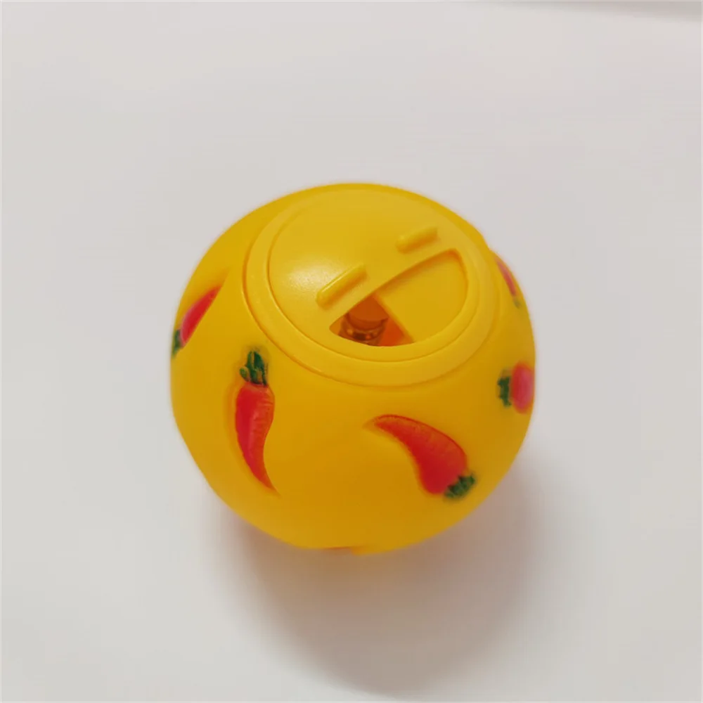 MOONBIFFY Konijnen Traktatie Bal | Interactief Speelgoed Voor Kleine Dieren | Langzame Voer Dispenser | Snack Speelbal Voor Konijn, Hamster, Fret, Cavia | Bijtbestendig Plastic | Voer Verstop Speelgoed - Image 5