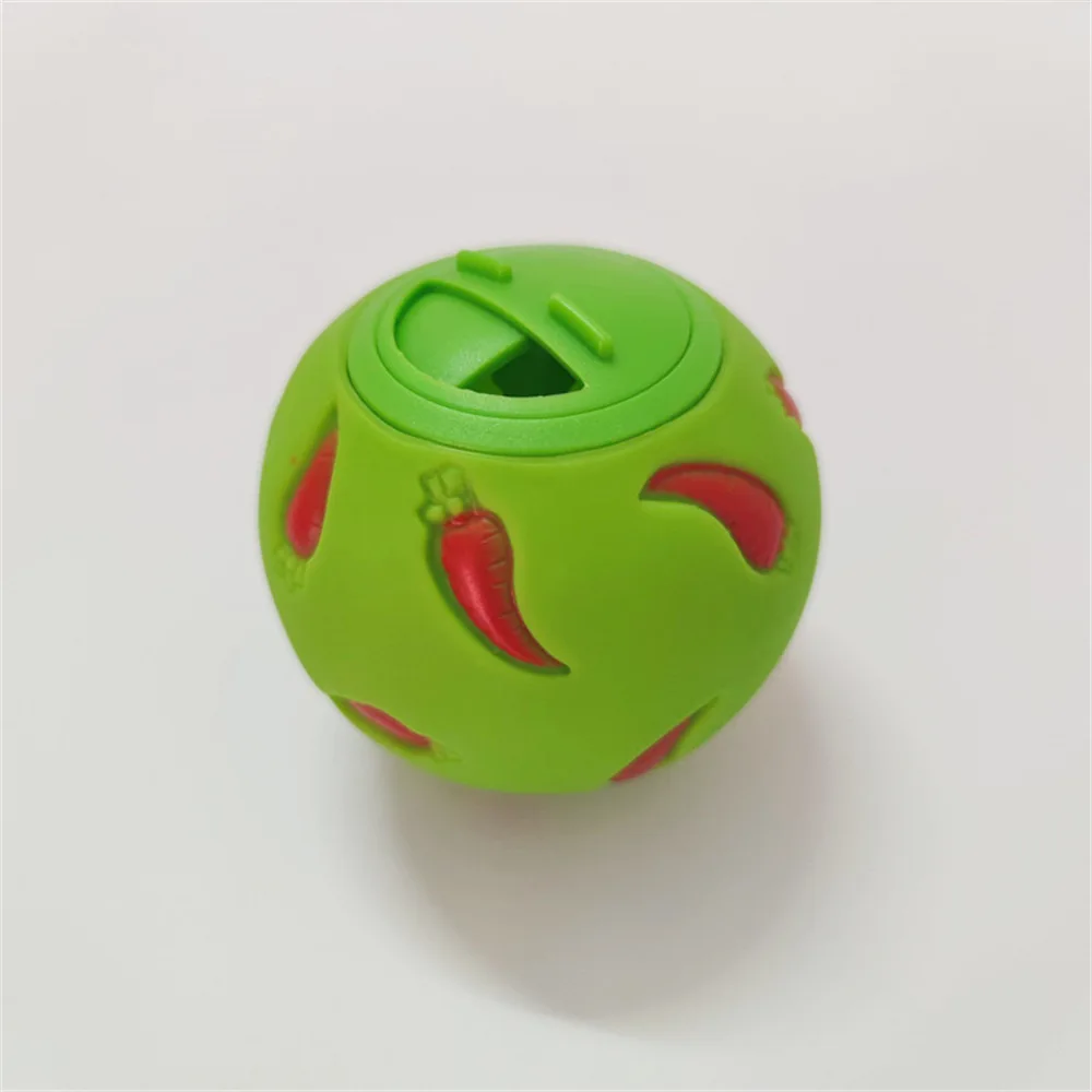 MOONBIFFY Konijnen Traktatie Bal | Interactief Speelgoed Voor Kleine Dieren | Langzame Voer Dispenser | Snack Speelbal Voor Konijn, Hamster, Fret, Cavia | Bijtbestendig Plastic | Voer Verstop Speelgoed - Image 6