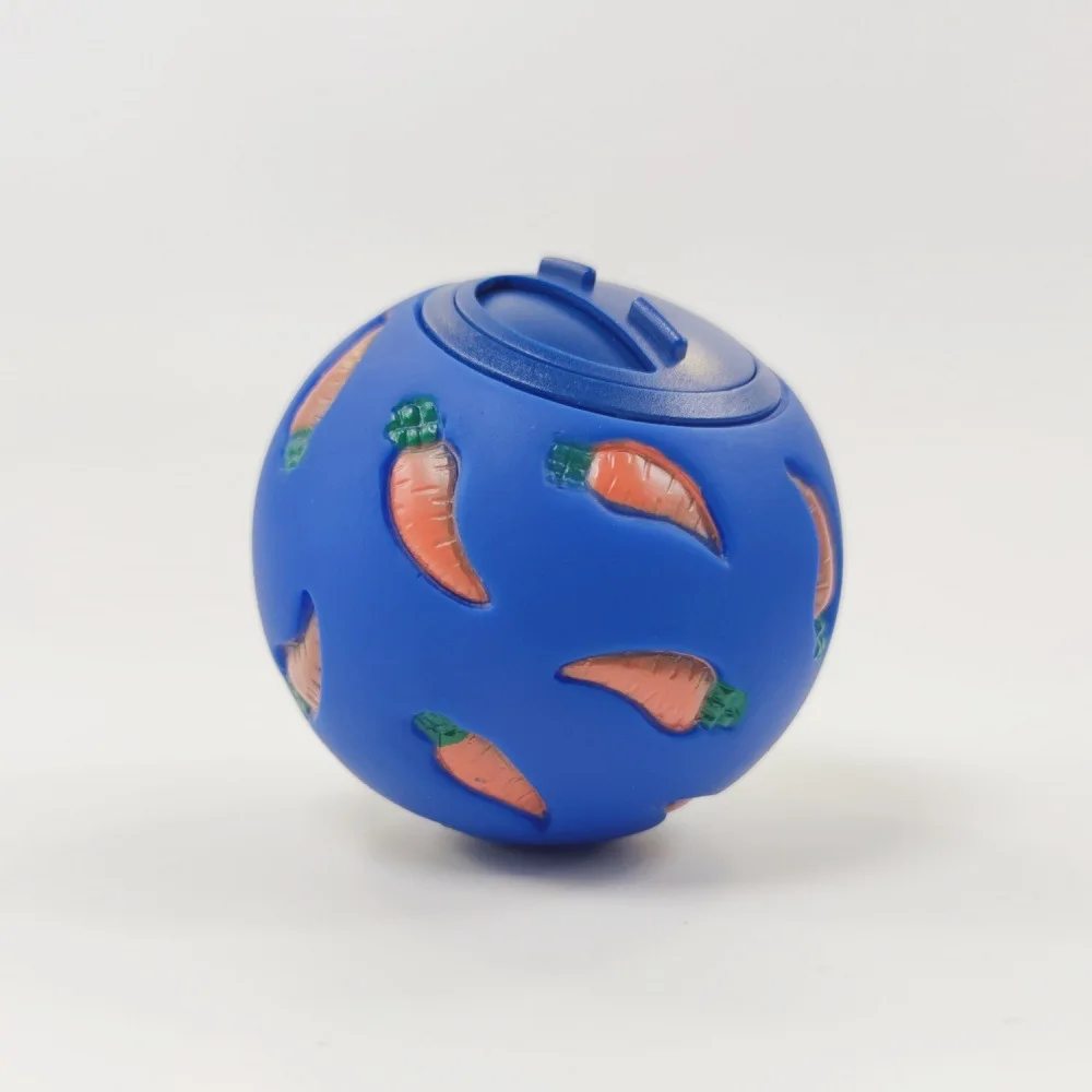 MOONBIFFY Konijnen Traktatie Bal | Interactief Speelgoed Voor Kleine Dieren | Langzame Voer Dispenser | Snack Speelbal Voor Konijn, Hamster, Fret, Cavia | Bijtbestendig Plastic | Voer Verstop Speelgoed - Image 7