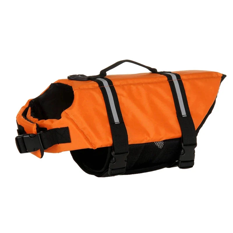 Reflecterend Hondenzwembestendig Veiligheidsvest | Ademend Polyester Mesh | Reflecterende Strepen | Veilige Nylon Pasvorm | Geschikt voor Lente en Zomer | Snelle Bevestiging voor Waterplezier - Image 9