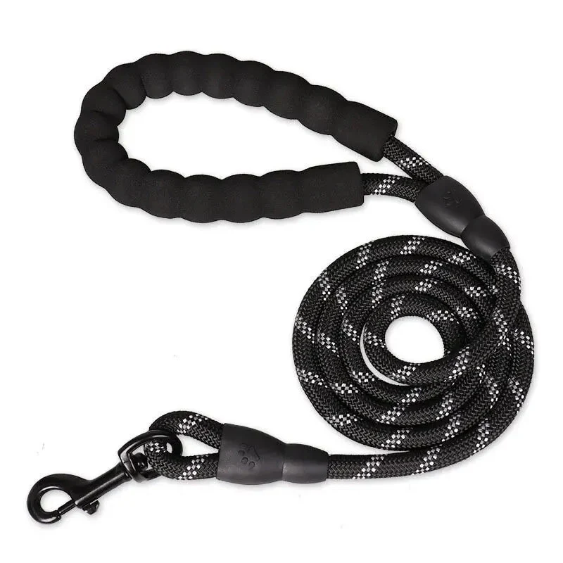Reflecterende Veiligheidslijn | Zware Honden | Comfortabele Grip | Waterbestendig Nylon | Voor Wandelingen in Alle Seizoenen - Image 11
