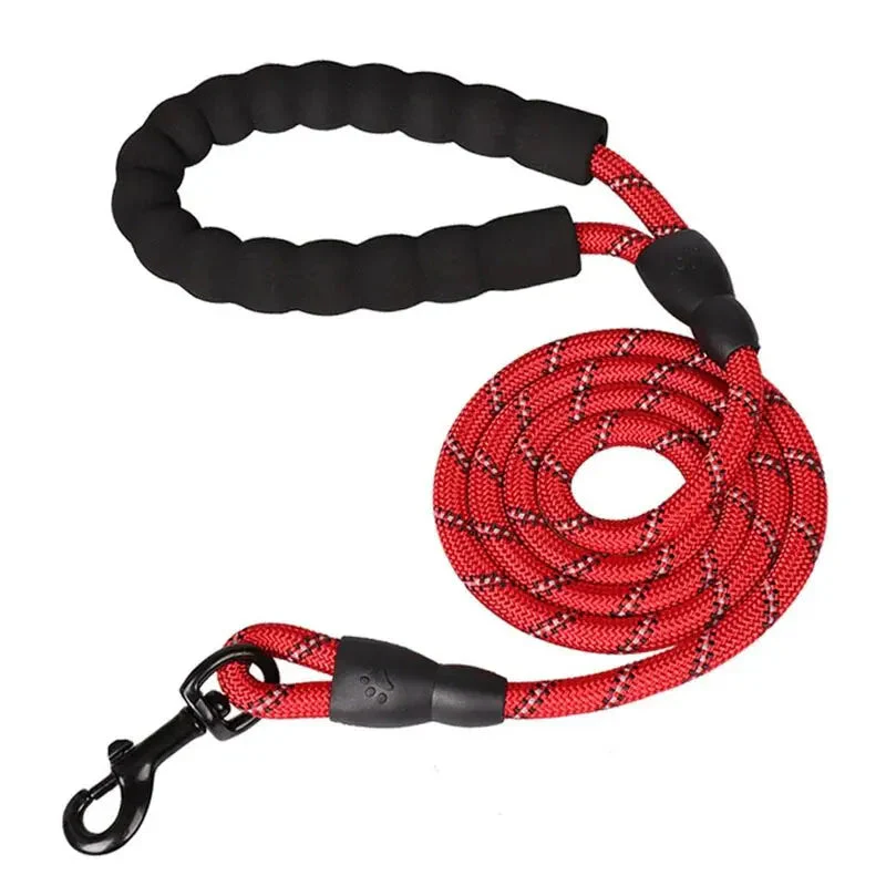 Reflecterende Veiligheidslijn | Zware Honden | Comfortabele Grip | Waterbestendig Nylon | Voor Wandelingen in Alle Seizoenen - Image 12