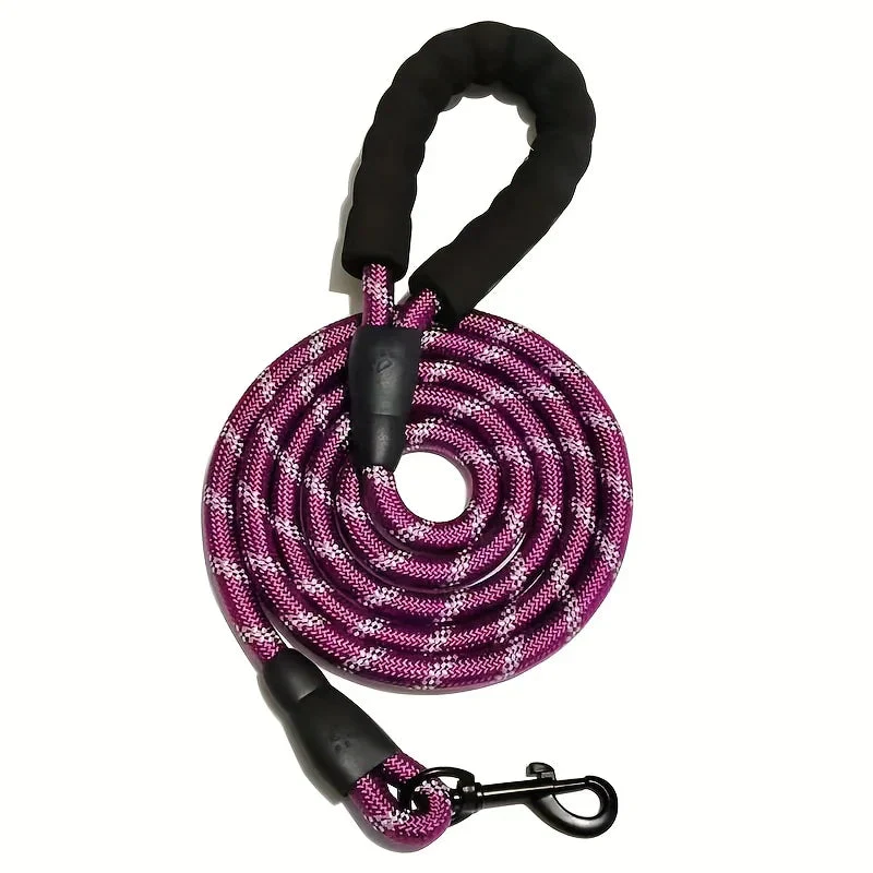 Reflecterende Veiligheidslijn | Zware Honden | Comfortabele Grip | Waterbestendig Nylon | Voor Wandelingen in Alle Seizoenen - Image 9