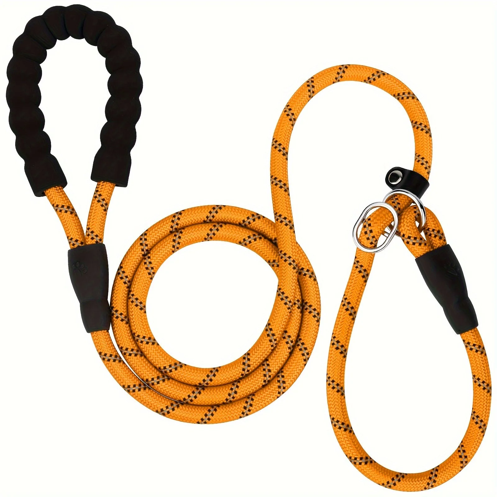 Reflecterende hondenriem nylon | Gevoerde handgreep | Verstelbaar | Duurzaam materiaal | Zichtbaarheid bij nacht | Voor training en dagelijks gebruik | Verschillende en | Alle hondenmaten - Image 7