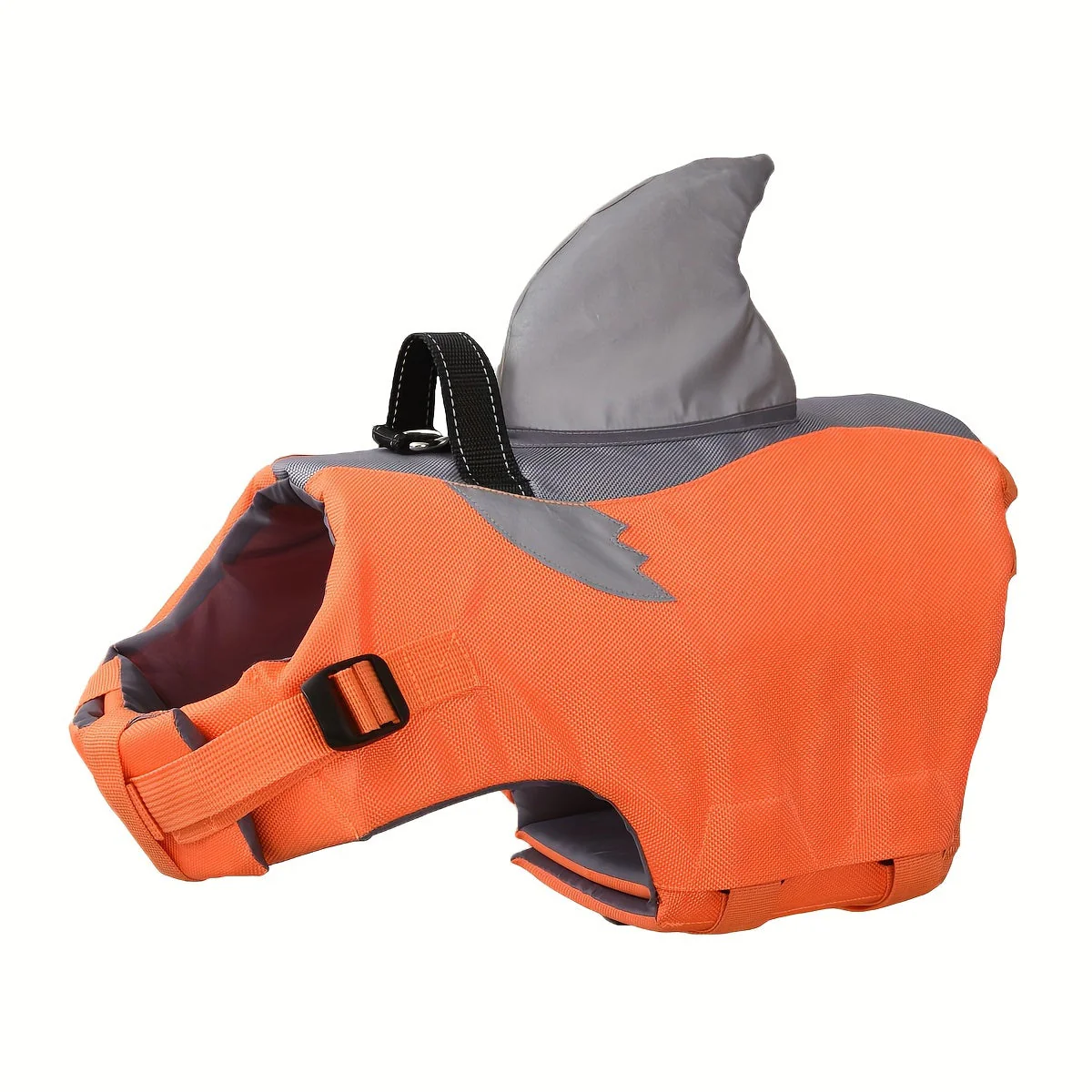 Reflecterend haai hondenzwempak | Veiligheidsvest huisdier met handgreep | Verstelbare waterdichte honden zwemvest voor optimale zichtbaarheid - Image 7