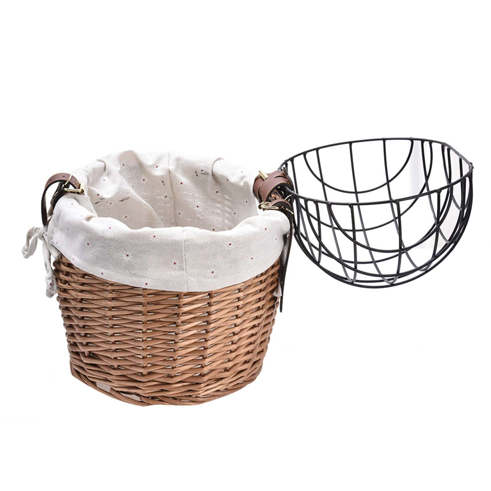 Beveiligde fietsmand voor huisdieren | Eenvoudige installatie op stuur | Ademend gaas en gevoerde binnenkant voor comfort | Geschikt voor katten en kleine honden - Image 10