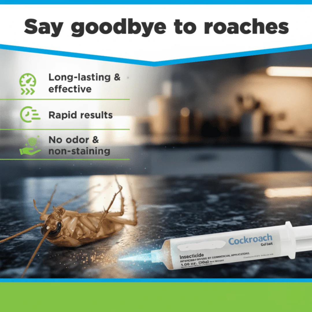 RoachGuard Gel | Effectieve Kakerlakbestrijding Binnen & Buiten | Fast Werkend Zonder Geur | Lange Bescherming | Precieze Toepassing | Indoxacarb Formule | Geen Zichtbare Resten | Ideaal voor Huis & Horeca - Image 5