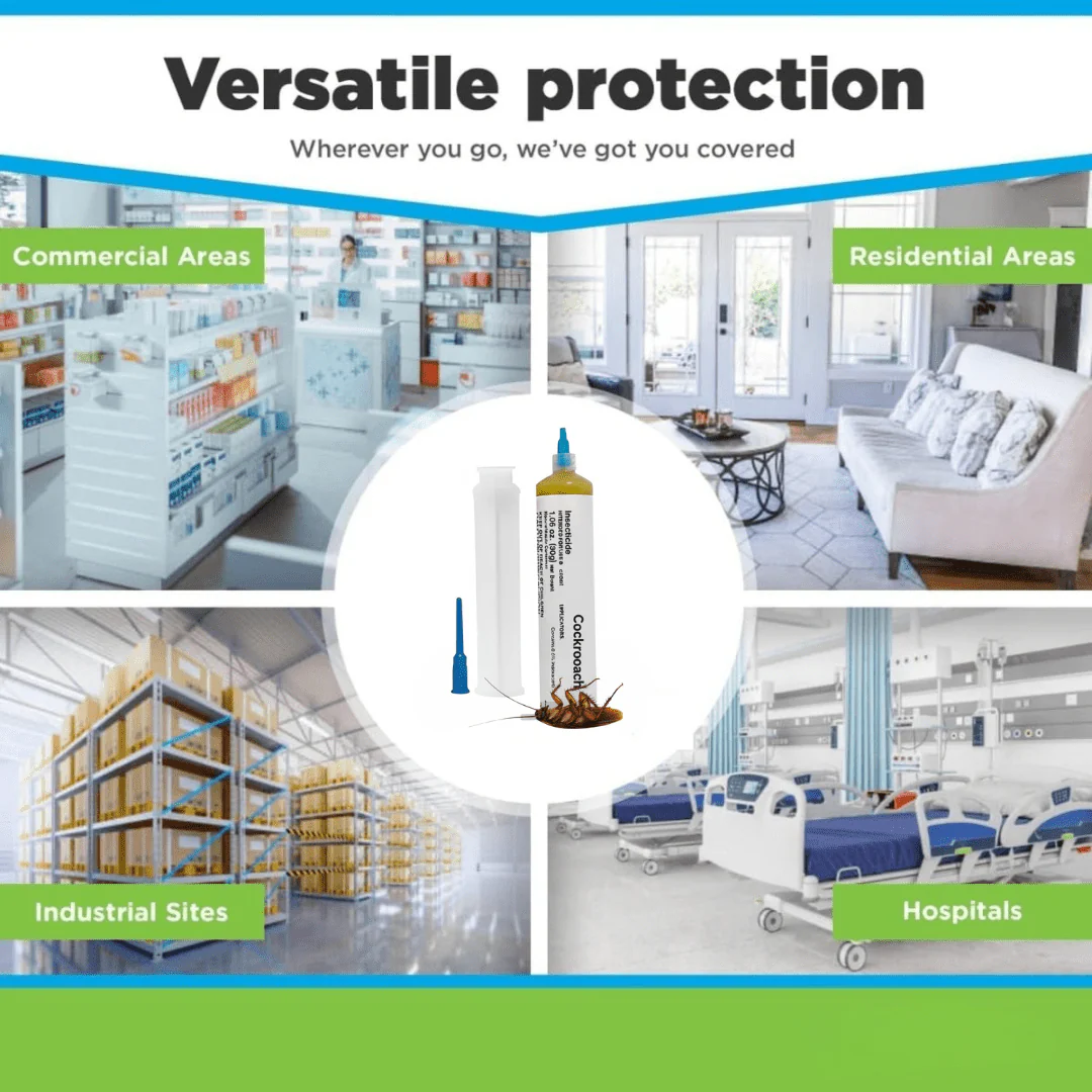 RoachGuard Gel | Effectieve Kakerlakbestrijding Binnen & Buiten | Fast Werkend Zonder Geur | Lange Bescherming | Precieze Toepassing | Indoxacarb Formule | Geen Zichtbare Resten | Ideaal voor Huis & Horeca - Image 7