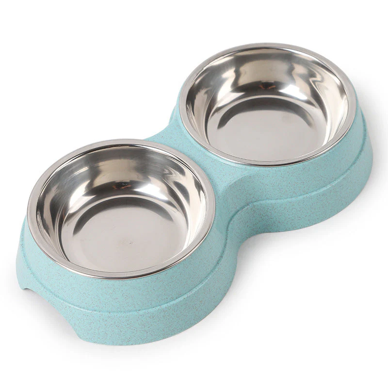 Roestvrijstalen dubbele voerbak voor huisdieren | Antislip basis | 2 bakken voor eten en drinken | Geschikt voor katten en kleine tot middelgrote honden | Gemakkelijk schoon te maken - Image 10