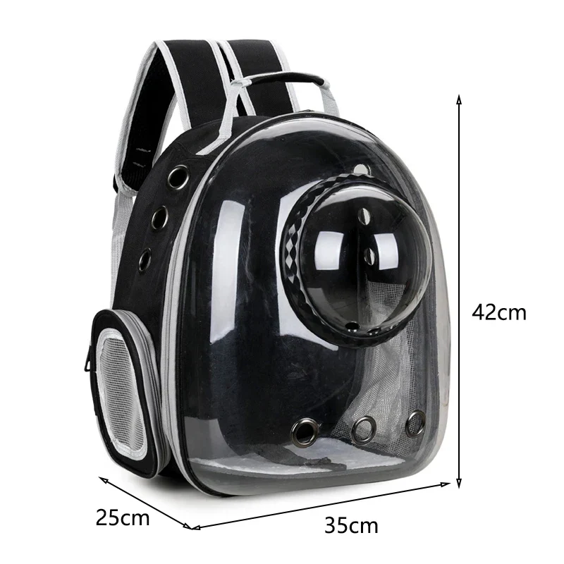 Ruimtecapsule Draagrugzak voor Huisdieren | Transparant met Ventilatie en Comfort voor Katten & Kleine Honden | Beschikbaar in Meerdere Kleuren - Image 5