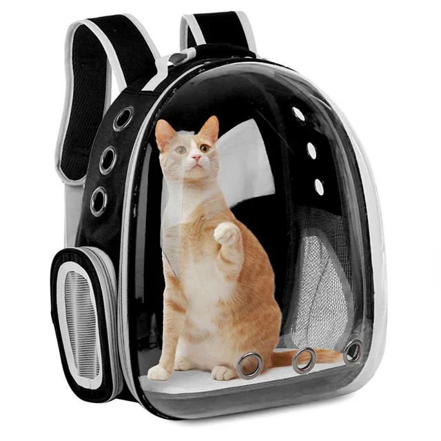 Ruimtecapsule Draagrugzak voor Huisdieren | Transparant met Ventilatie en Comfort voor Katten & Kleine Honden | Beschikbaar in Meerdere Kleuren - Image 8