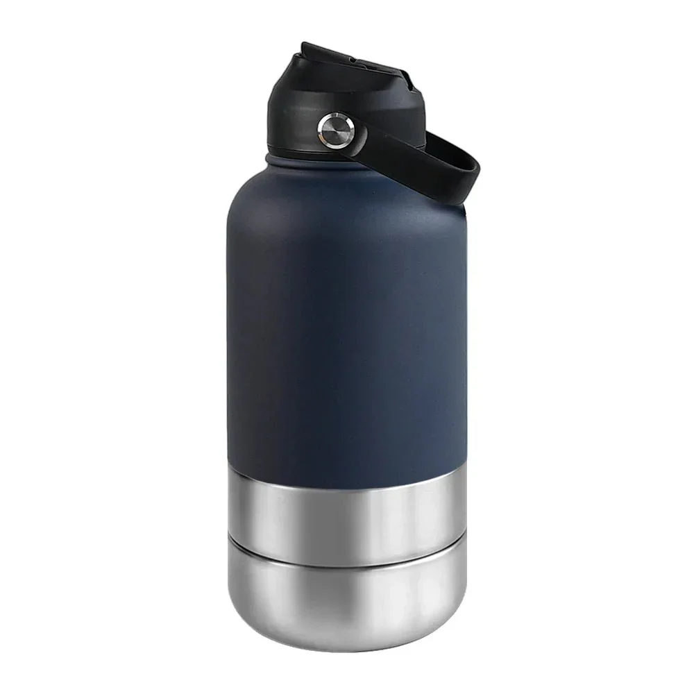 RVS Hondenwaterfles 1000ml met Afneembare Voer- en Waterkom - Dubbelwandig en BPA-vrij - Image 16