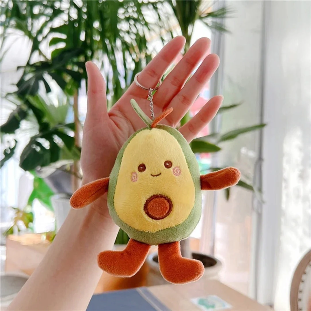 Avocadovormig Pluche Speelgoed | Duurzaam Kauwmateriaal | Interactief Spel met Piepgeluid voor Huisdieren - Image 10