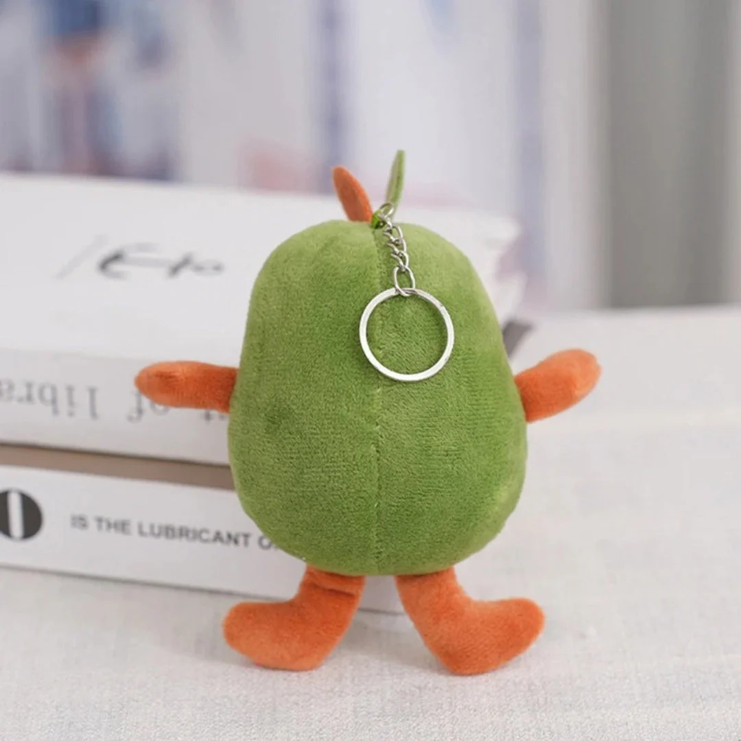 Avocadovormig Pluche Speelgoed | Duurzaam Kauwmateriaal | Interactief Spel met Piepgeluid voor Huisdieren - Image 4