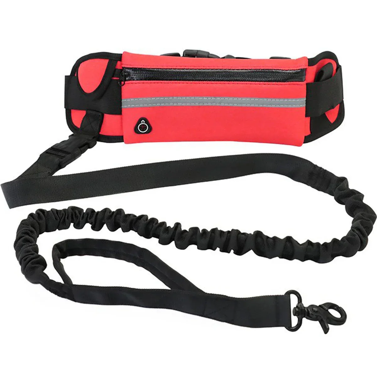 Verstelbare Handsfree Hondenriem met Heuptas | Flexibel en Comfortabel voor Hardlopen en Wandelen | Reflecterende Veiligheidsdetails - Image 10