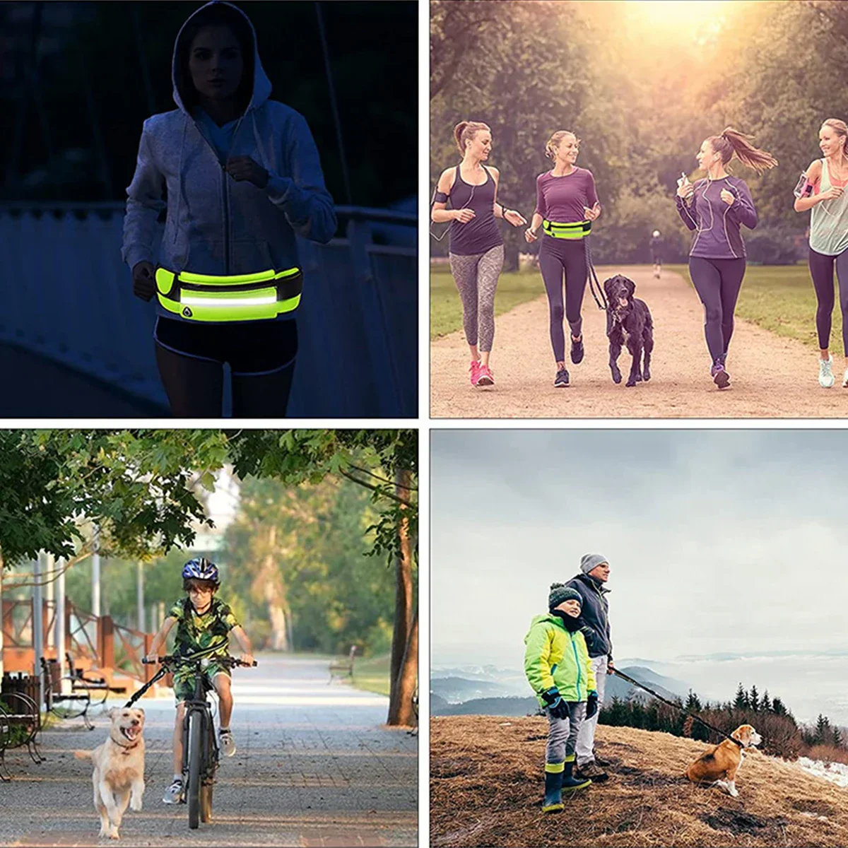 Verstelbare Handsfree Hondenriem met Heuptas | Flexibel en Comfortabel voor Hardlopen en Wandelen | Reflecterende Veiligheidsdetails - Image 6