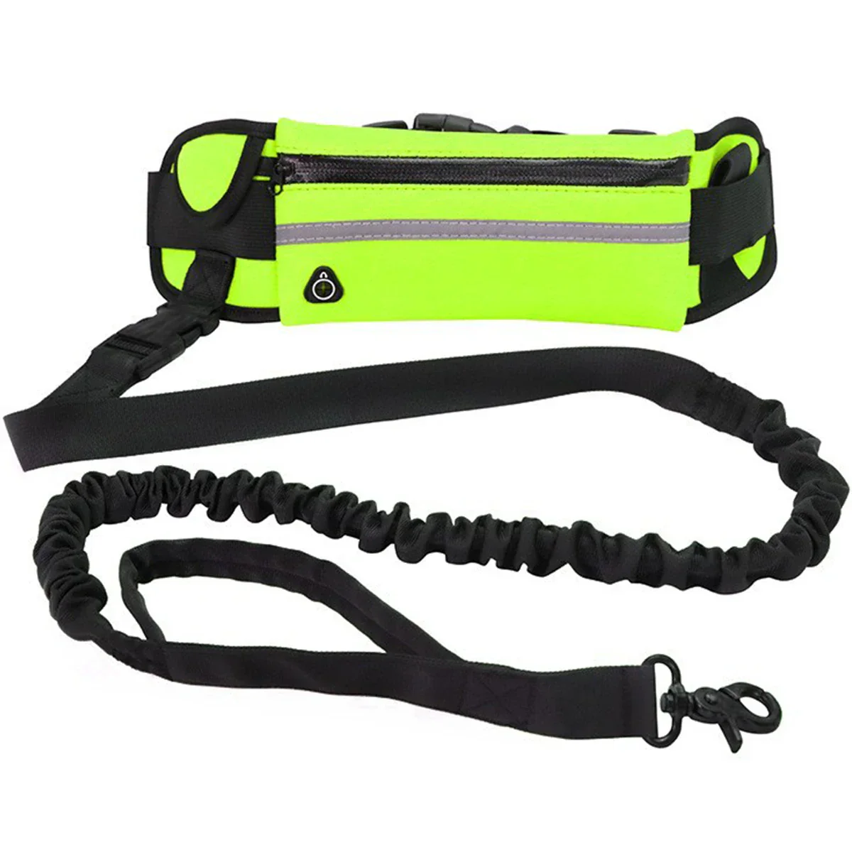 Verstelbare Handsfree Hondenriem met Heuptas | Flexibel en Comfortabel voor Hardlopen en Wandelen | Reflecterende Veiligheidsdetails - Image 8