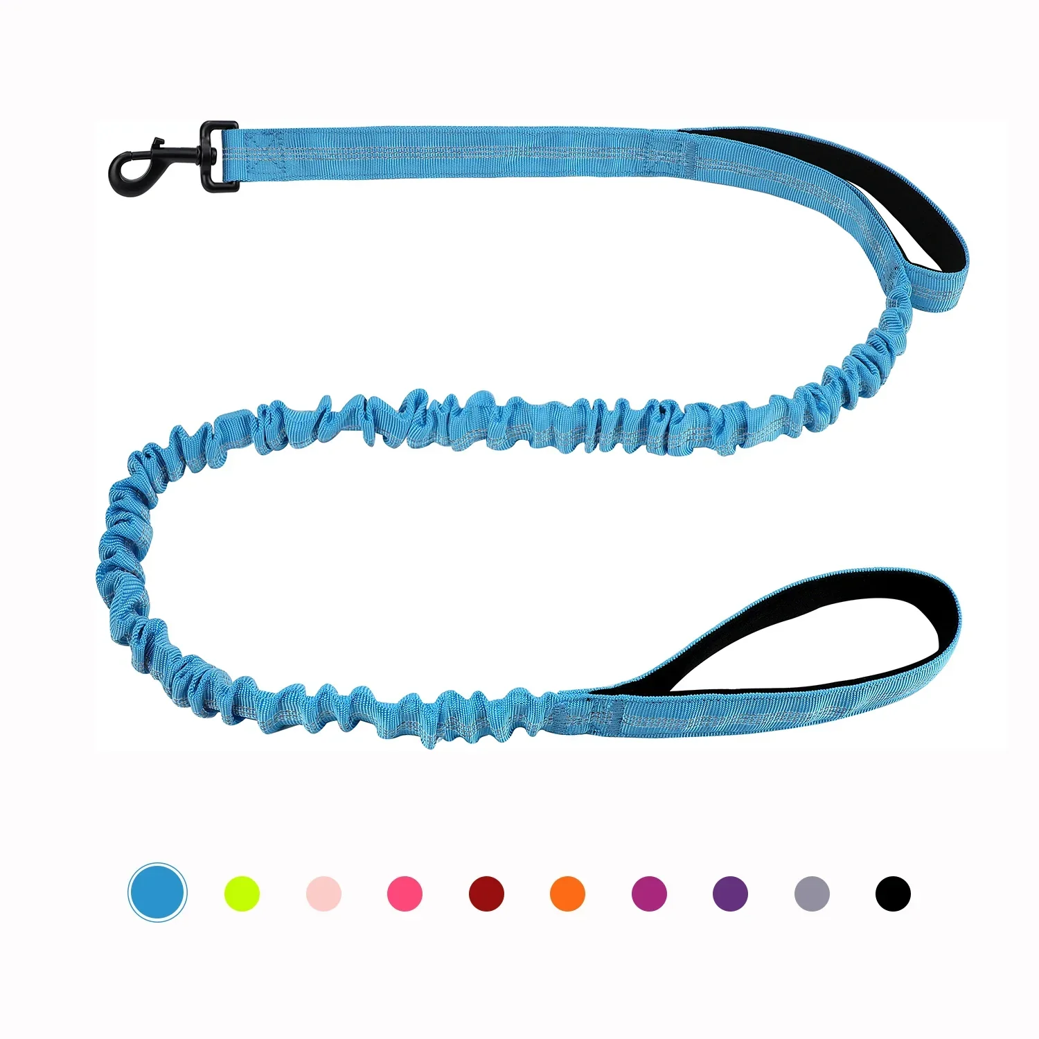 Bungee Hondenriem met Schokdemping en Dubbele Handvatten voor Comfortabele Training en Wandelingen | Geschikt voor Alle Hondengroottes - Image 10