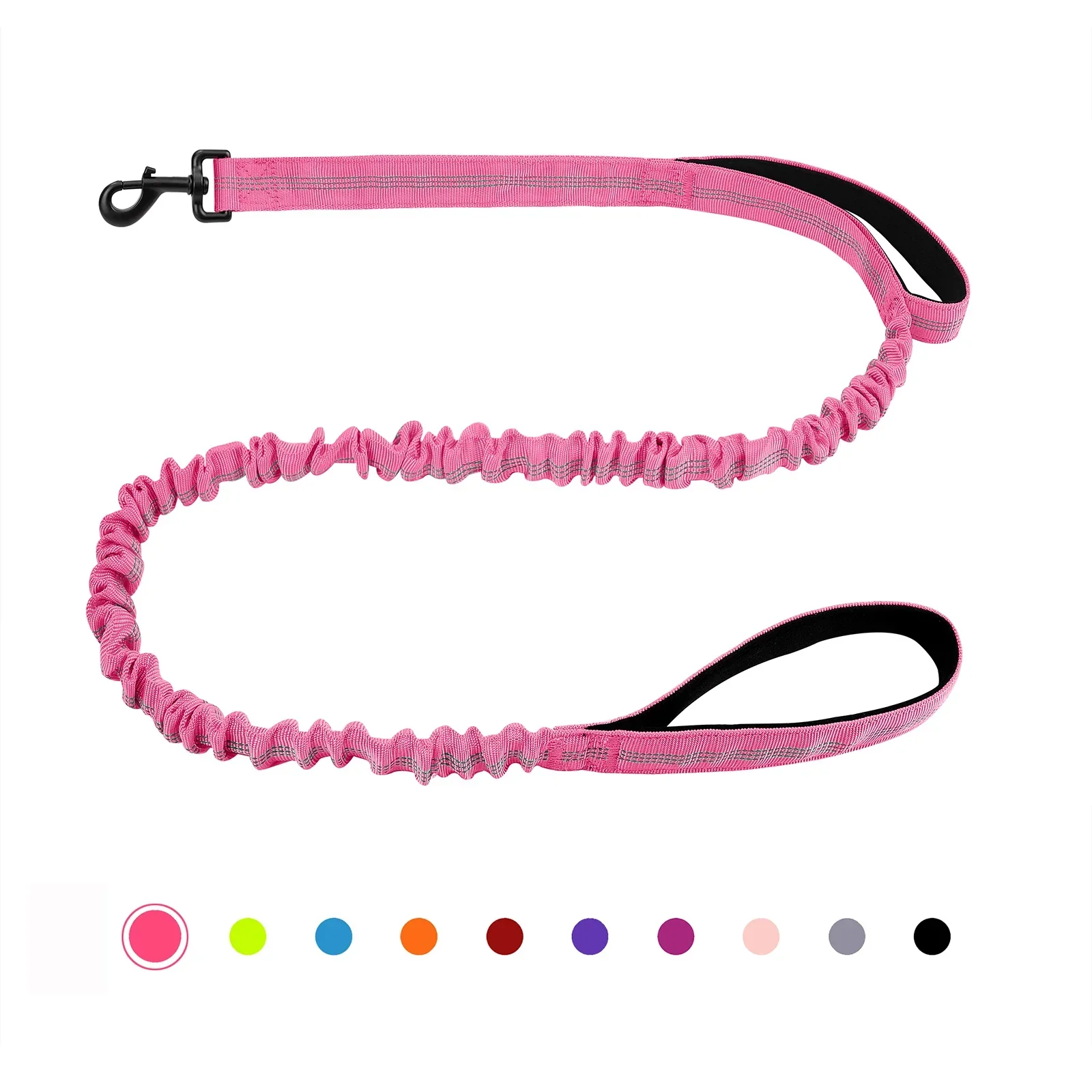 Bungee Hondenriem met Schokdemping en Dubbele Handvatten voor Comfortabele Training en Wandelingen | Geschikt voor Alle Hondengroottes - Image 12