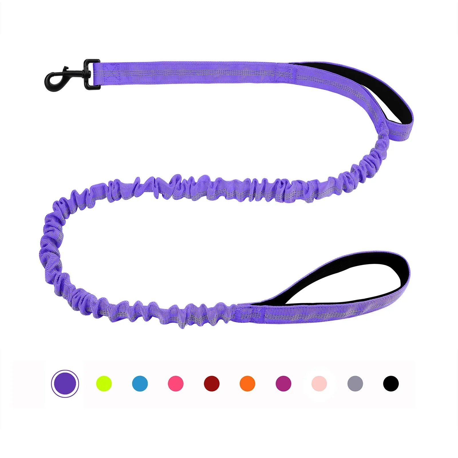 Bungee Hondenriem met Schokdemping en Dubbele Handvatten voor Comfortabele Training en Wandelingen | Geschikt voor Alle Hondengroottes - Image 13