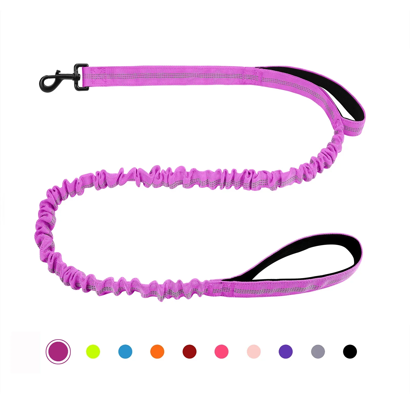 Bungee Hondenriem met Schokdemping en Dubbele Handvatten voor Comfortabele Training en Wandelingen | Geschikt voor Alle Hondengroottes - Image 8