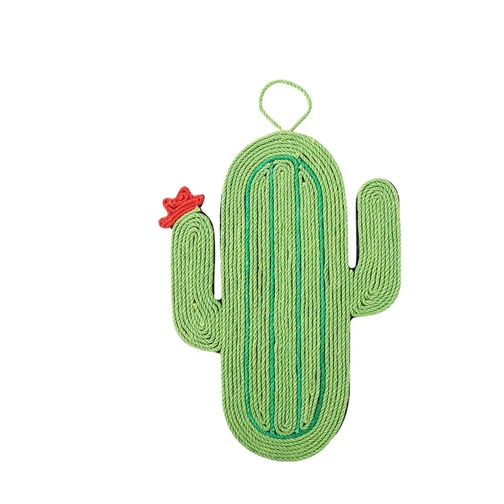Cactus Style Krabplank Kat | Sisal Krabmat | Duurzaam & Decoratief | Ophangbaar Krabkussen | Meubelbescherming | Afvalvrij Design | Hoogwaardige Kraboplossing | Flexibele Plaatsing | Geen Rommel - Image 12