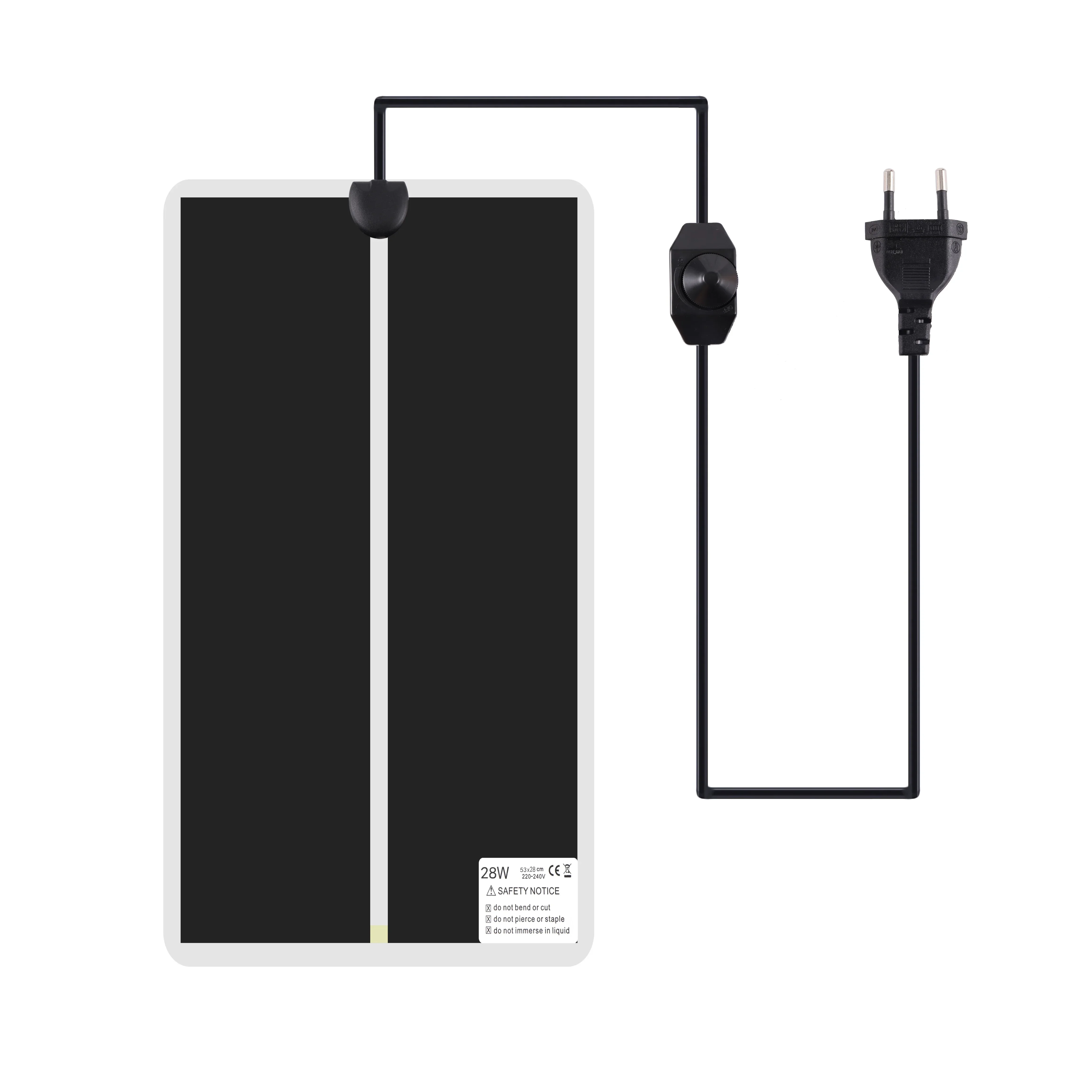 Verwarmingsmat voor Zaailingen en Reptielen | 5W-45W | Instelbare Thermostaat | Waterdicht | PET Materiaal | EU Stekker | 220V-240V | Energiezuinig | Dierveilig | Geschikt voor Planten en Terraria - Image 3